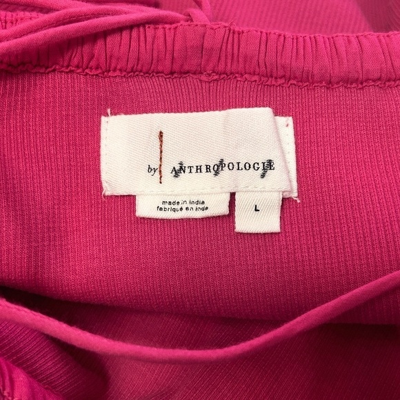 Anthropologie Top Tank Blouse Ruffled Lace Fluttery Strappy Cotton Sleeveless - Picture 10 of 16